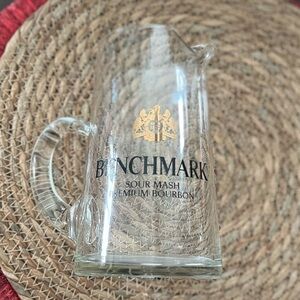 VINTAGE Benchmark Premium Bourbon 6.75" Inch Pitcher Mug 28fl oz